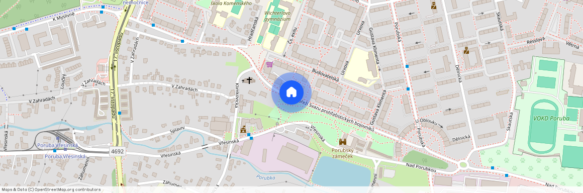 nábřeží Svazu protifašistických bojovníků, Ostrava - Poruba