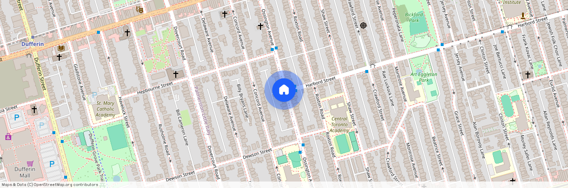 107 Concord Ave near College St and Ossington Ave, Toronto, Toronto, Toronto, M6G 3T5