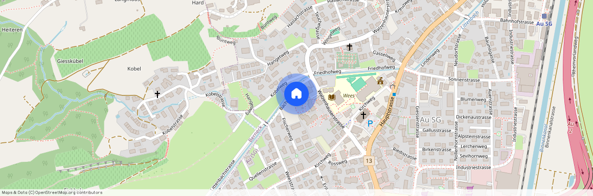 Bachstrasse 1, 9434 Au SG