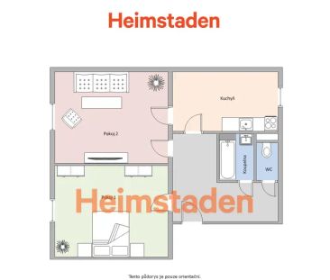 Pronájem bytu 2+1 56 m - Photo 1