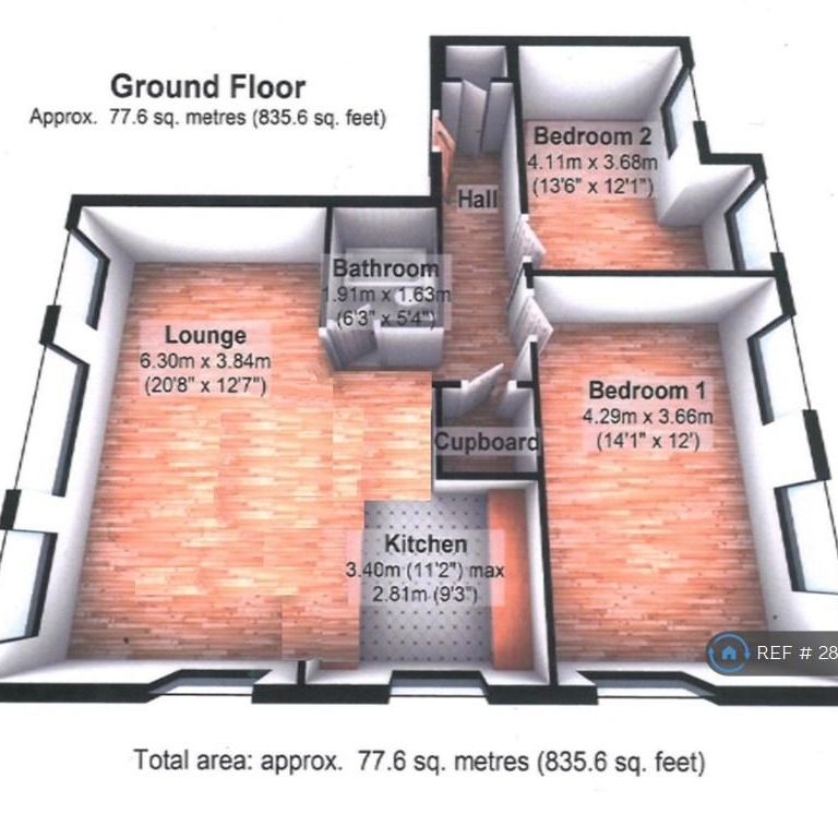 2 bedroom flat to rent - Photo 1