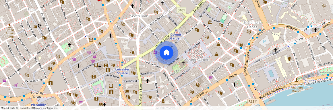 Flat, Floral Street, Floral St, London WC2E