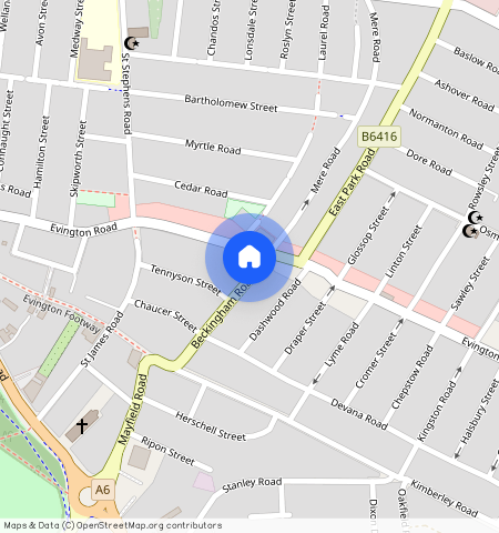 Beckingham Rd, Leicester, leicestershire, lle2 1hb