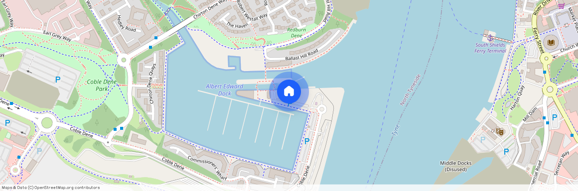 Blucher Road, Royal Quays Marina