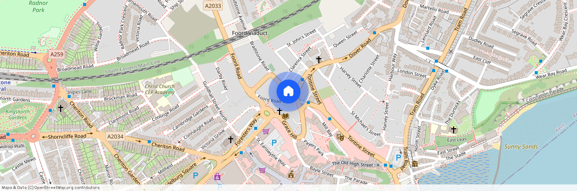 Dover Road, Folkestone, Folkestone, CT20