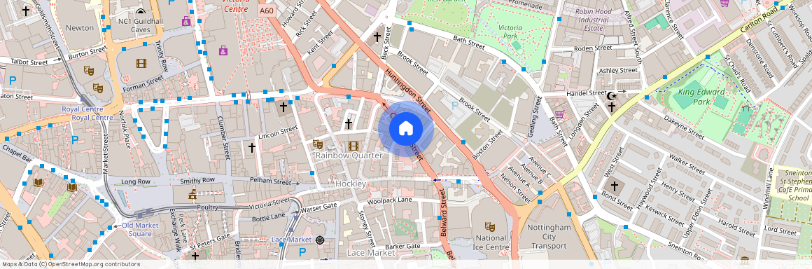 Cranbrook Street, Nottingham, Nottinghamshire, NG1