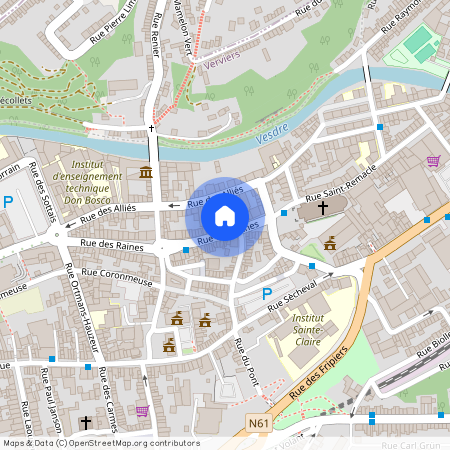 Rue des Raines, 36, 1er, 4800, Verviers