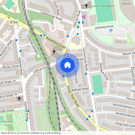 Kingspark road, Flat 3/2, Mount Florida, Glasgow, G44 4TT