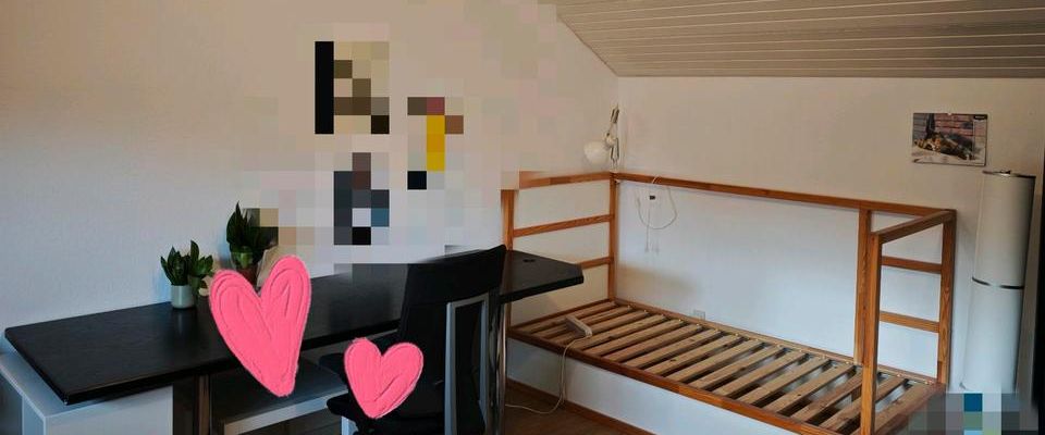 Möbeliert WG Zimmer nah Frankfurt - Photo 1