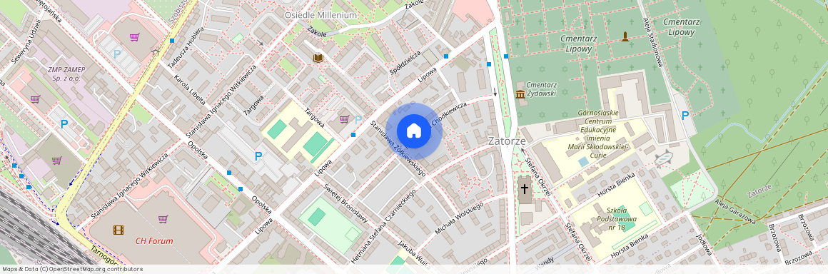 ul. Jana Karola Chodkiewicza, Zatorze, Gliwice, śląskie