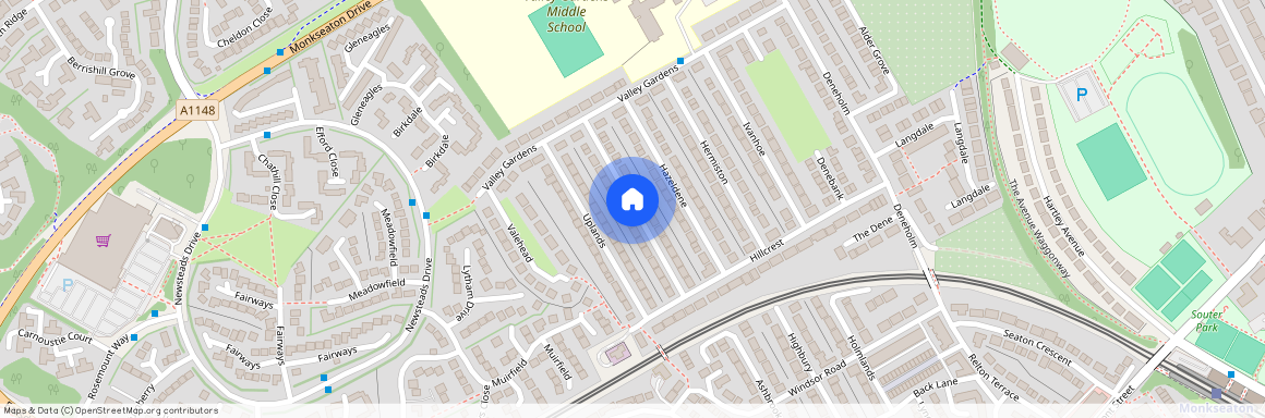 Hillfield, Monkseaton, Whitley Bay. NE25 9AJ