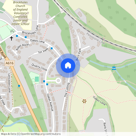 Oakes Lane, Holmfirth HD9