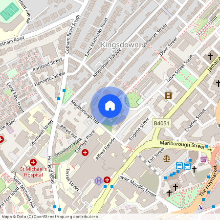 Kingsdown, Marlborough Hill Place, BS2 8HA, Bristol