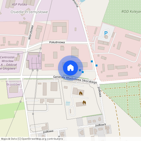 ul. Generała Władysława Sikorskiego, Głogów, głogowski, dolnośląskie