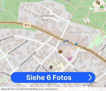 Helle Wohnung mit Balkon am "Weißen Hirsch" - Einbauküche und Möbel... - Foto 1
