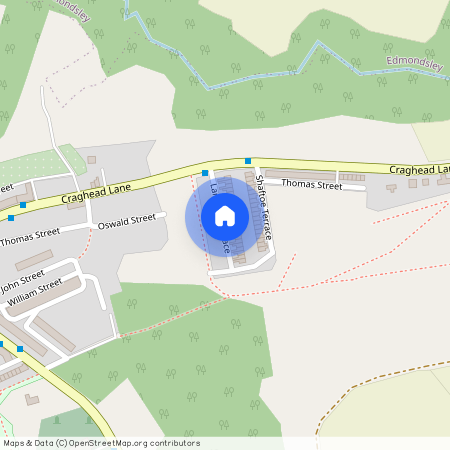 Surtees Terrace, Craghead, Stanley