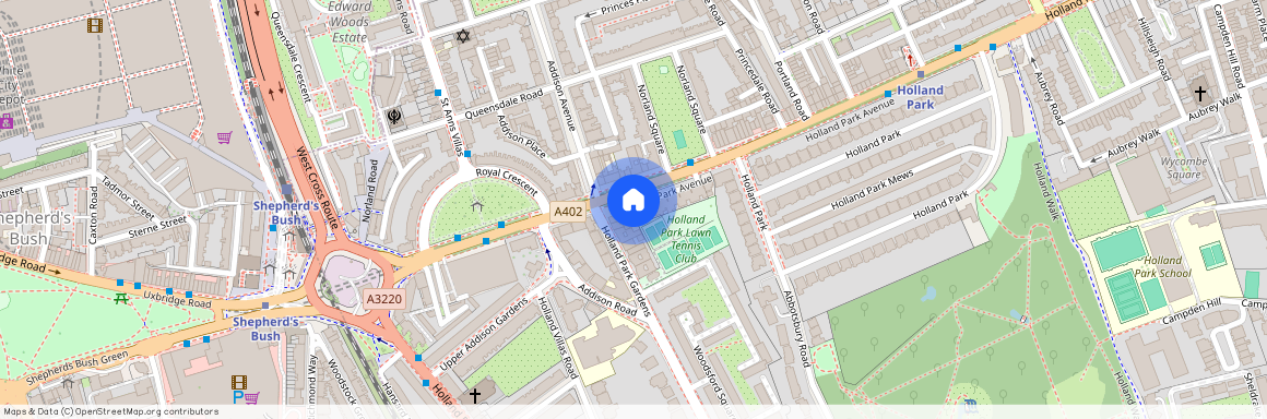 Holland Park Avenue, Holland Park