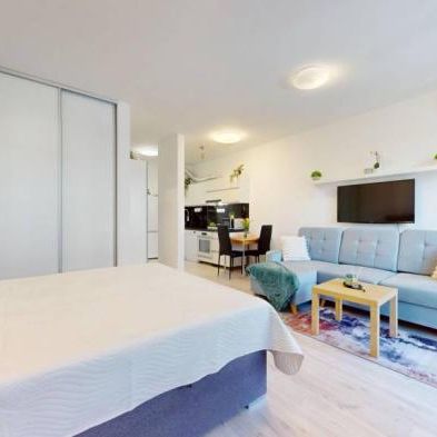BA/PETRŽALKA-Prenájom 1i bytu s klimatizáciou a balkónom - Slnečnice - Fotografia 1