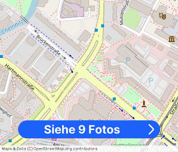 stilvolle 1 Raumwohnung mit Balkon, Erstbezug nach Sanierung, KfW 70 - Foto 1