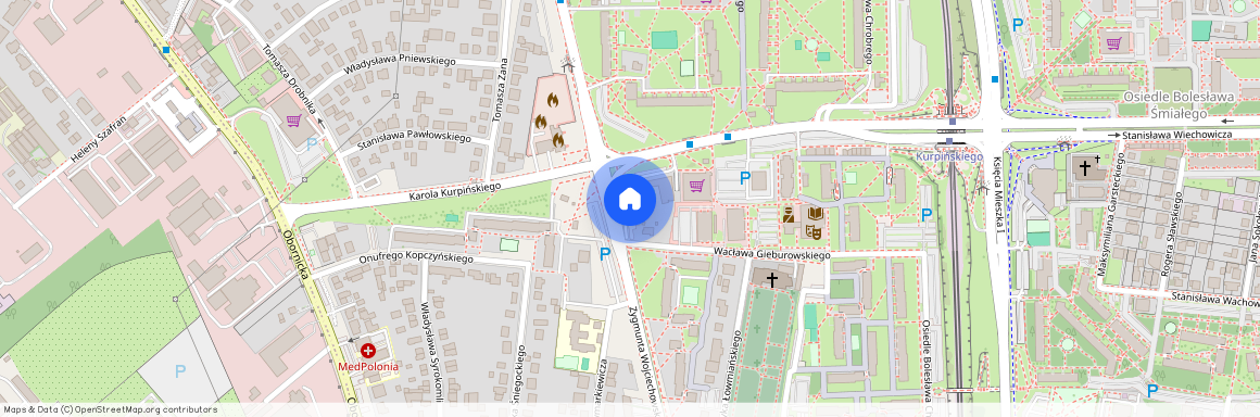 ul. Karola Kurpińskiego, Piątkowo, Stare Miasto, Poznań, wielkopolskie