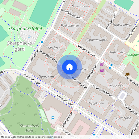 Flyglärargatan 4, Skarpnäcks Gård