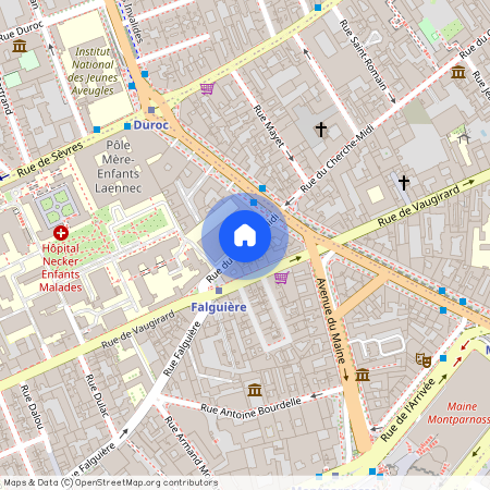 Rue de Sèvres et Rue du Cherche Midi 75015 Paris (15e arrondissement)