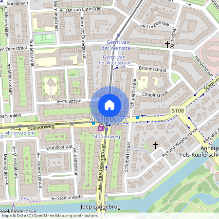 Apollobuurt, 1077 HP, Beethovenstraat, Amsterdam