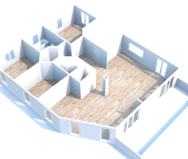 Helle 4-Zimmer-Neubauwohnung mit großer Terrasse, Garten und 2 Stel... - Photo 1