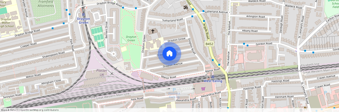 Drayton Gardens, West Ealing, W13