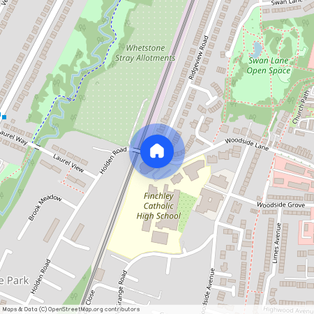 Holden Road, London, Woodside Park