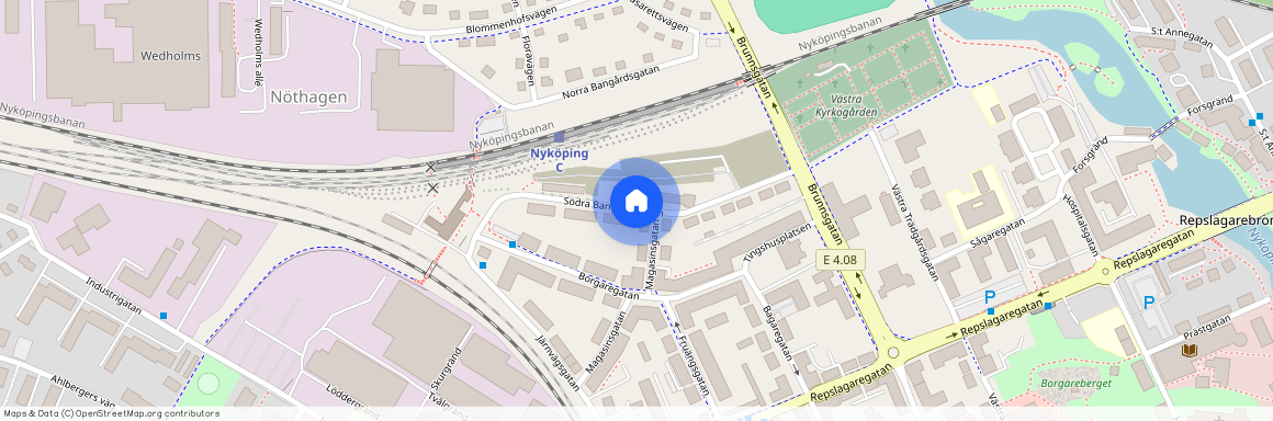 Södra Bangårdsgatan, Nyköping