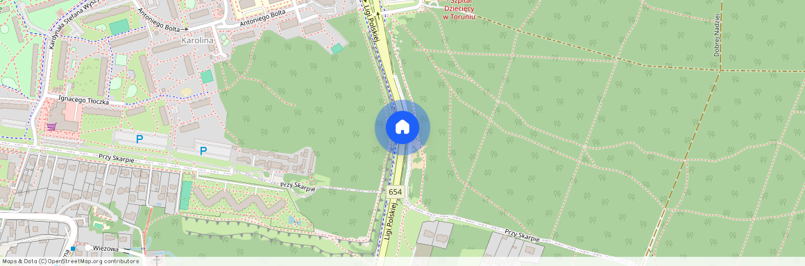 ul. Ligi Polskiej, Na Skarpie, Toruń, kujawsko-pomorskie