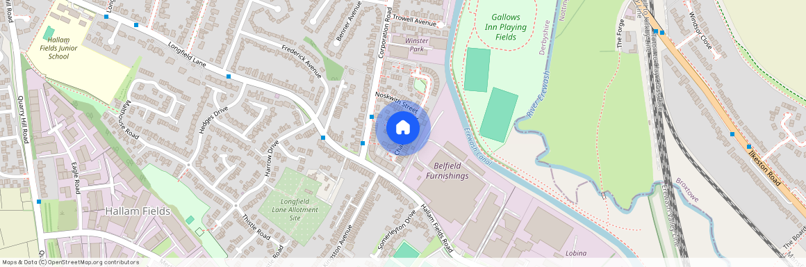 Charnos Street, Ilkeston, Derbyshire, DE7