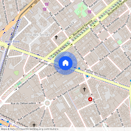 Rue Labie et Avenue des Ternes 75017 Paris (17e arrondissement)