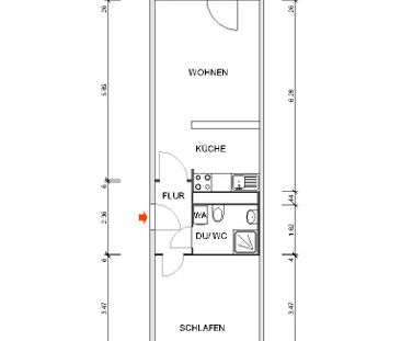 2-Raum Whg. in ruhiger Lage mit Balkon - Photo 4