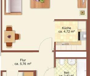 Großzügige 3-Raumwohnung am Helbersdorfer Sonnenhang - Photo 1