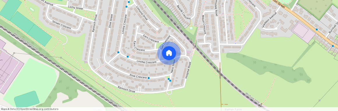Linnhe Crescent, Lanarkshire ML2