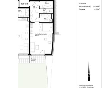 ++GRAZ-EGGENBERG++ Helle 1-Zimmer-Gartenwohnung - AB SOFORT VERFÜGBAR - Photo 5