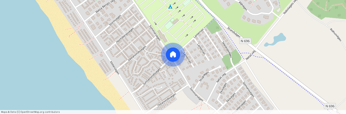 Knoten, Sunnanvindsvägen /Sommarvägen, Falkenberg