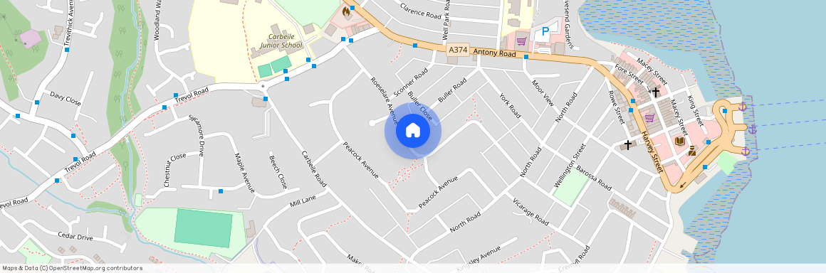 Roeselare, Torpoint, Cornwall, PL11