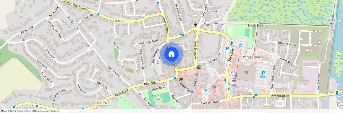 Abbey House, Queen Street, Seaton, EX12