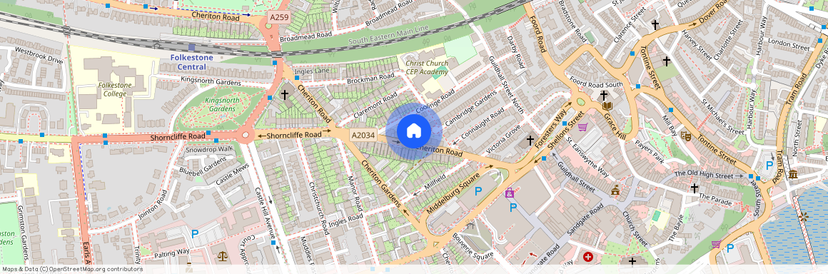 58A Cheriton Road, Mary Rose Avenue, CT20 1DF