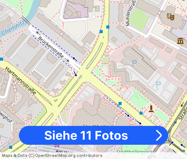 Zentrum • 2-Raum Wohnung • Dachgeschoss • Fahrstuhl • Chemnitz • St... - Foto 1