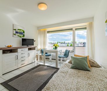 City-Residence: Möbliertes Apartment mit Balkon, zentral in Offenbach - Photo 6