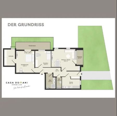 City-Appartement - stufenfrei mit separatem Eingang & Vorgarten - Photo 5