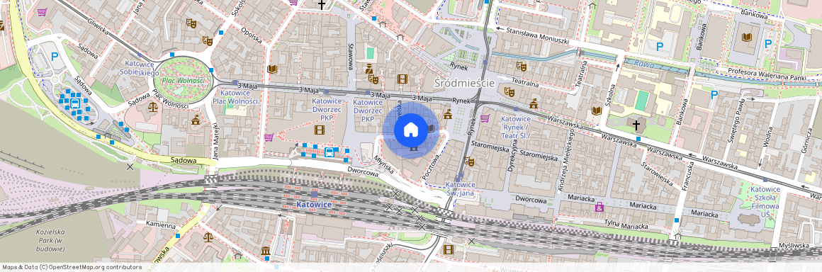 ul. Młyńska, Śródmieście, Katowice, śląskie