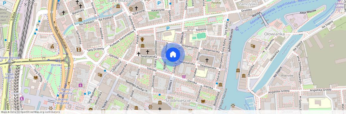 ul. Grobla III, Śródmieście, Gdańsk, pomorskie