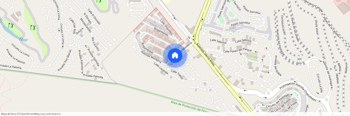 Avenida Monterra, San Luis Potosí, Municipio de San Luis Potosí, San Luis Potosí, 78295, México