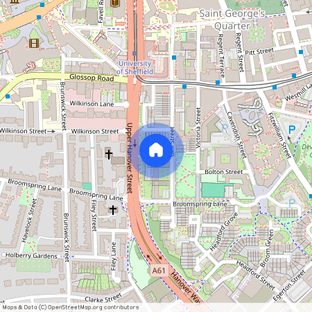 Conway Street, Saint George's Quarter, Sheffield, S3 7SU, United Kingdom