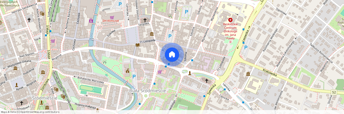 ul. Głęboka, Biała Wschód, Bielsko-Biała, śląskie